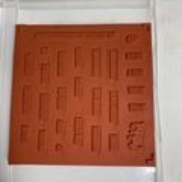 Stampin Up! Wish For Everything WEll Said Set of 2 Cling Rubber Craft Card Scrap - Picture 4 of 9